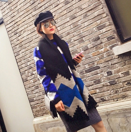 Γυναικείο μοντέρνο φουλάρι με μήκος 200 cm σε διάφορα χρώματα