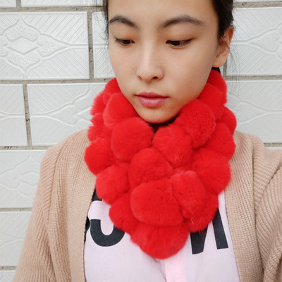 Γυναικείο βελούδινο φουλάρι για τον χειμώνα