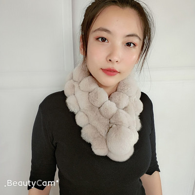 Γυναικείο βελούδινο φουλάρι για τον χειμώνα