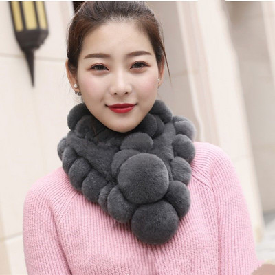 Γυναικείο βελούδινο φουλάρι για τον χειμώνα