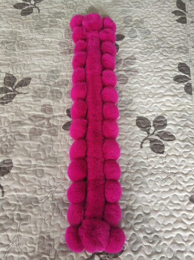 Γυναικείο βελούδινο φουλάρι για τον χειμώνα