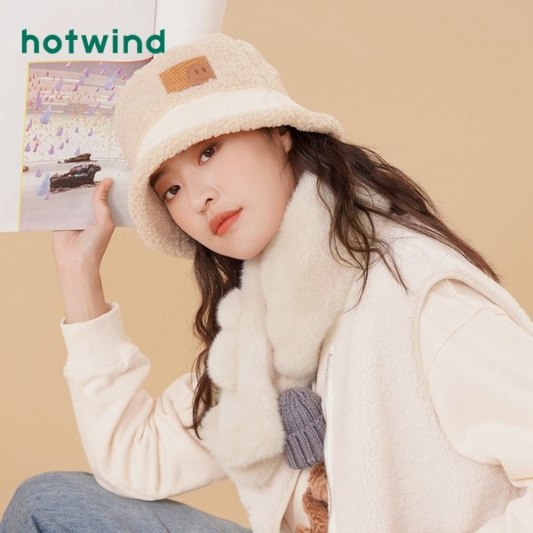 Дамски зимен шал с 3D елемент пух