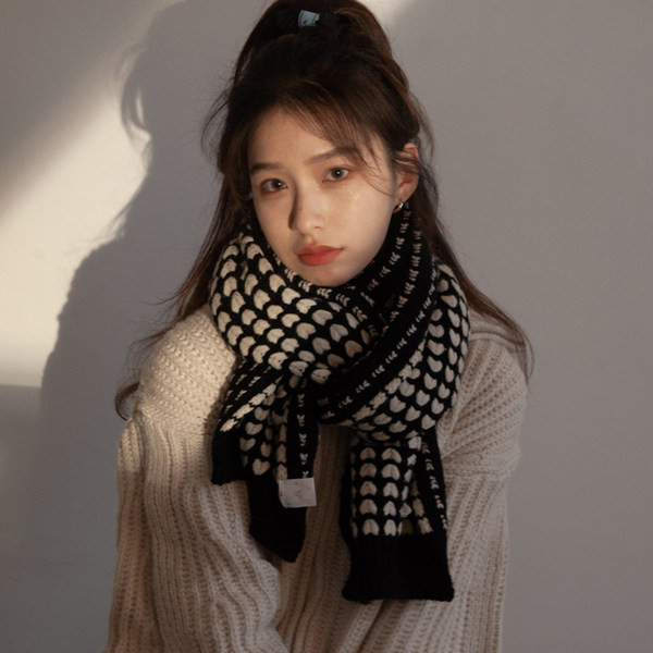 Γυναικείο χειμωνιάτικο κασκόλ σε πολλά χρώματα