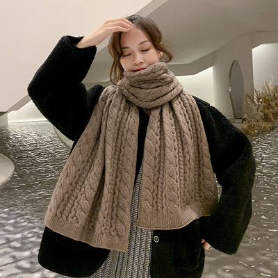 Γυναικείο πλεκτό κασκόλ casual