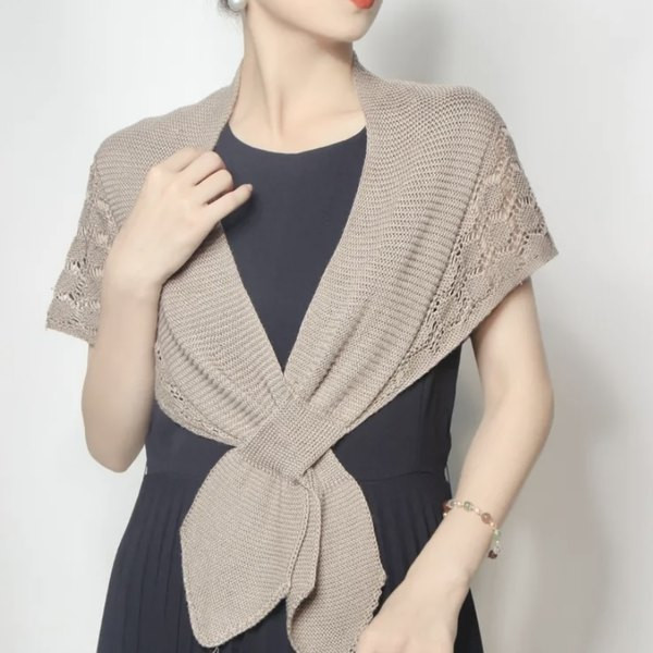 Дамски плетен шал