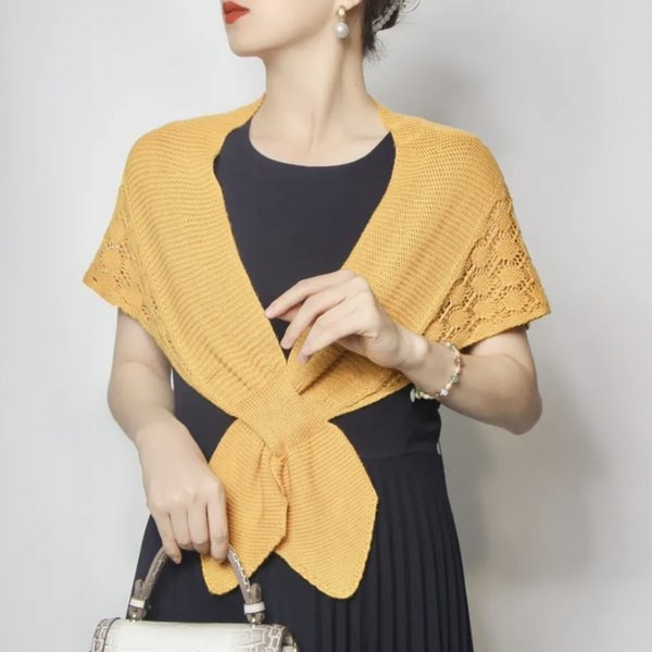 Дамски плетен шал