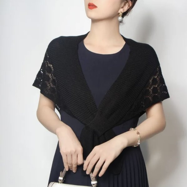 Дамски плетен шал