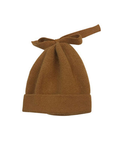 Ženska debela vunena kapa sa trakom