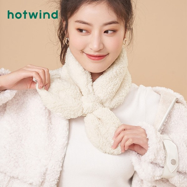 Пухен дамски  зимен шал