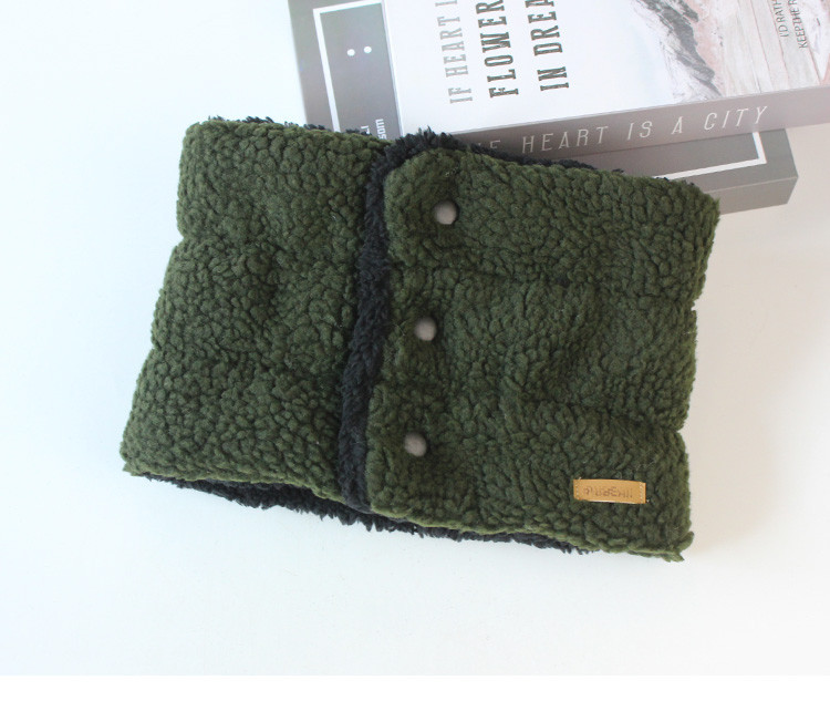 Дамски зимен шал с копчета 