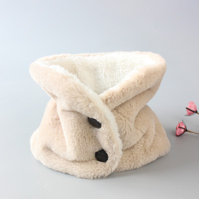 Ежедневен дамски шал тип яка с копчета