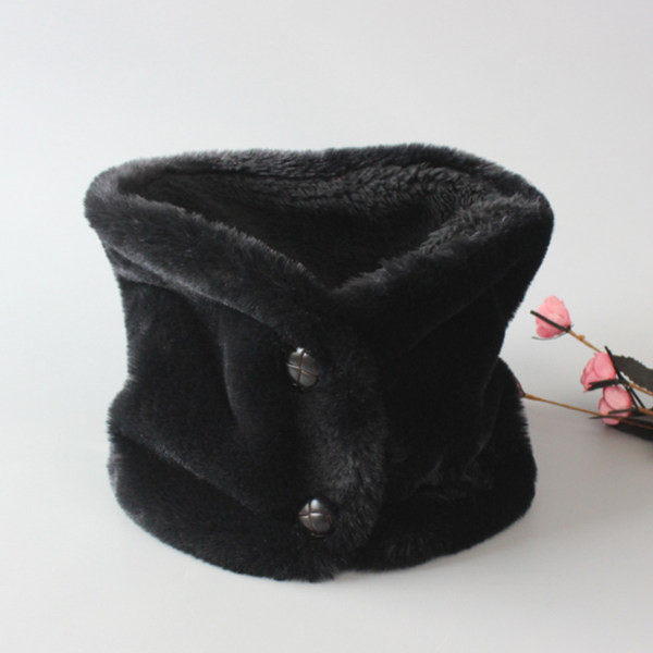 Ежедневен дамски шал тип яка с копчета