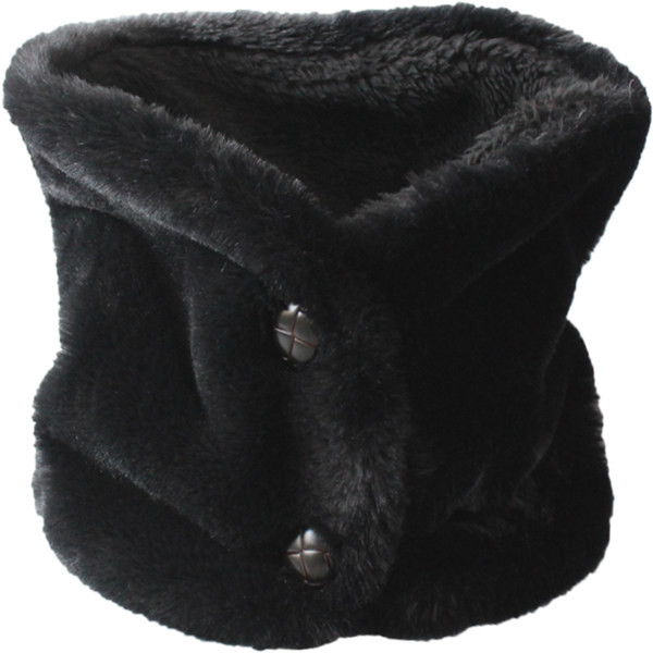 Ежедневен дамски шал тип яка с копчета