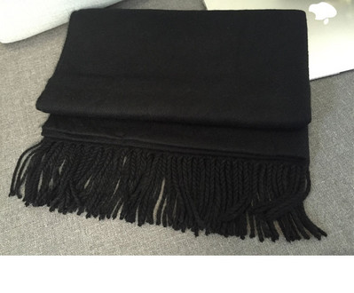 Casual γυναικείο χειμωνιάτικο κασκόλ με κρόσσια