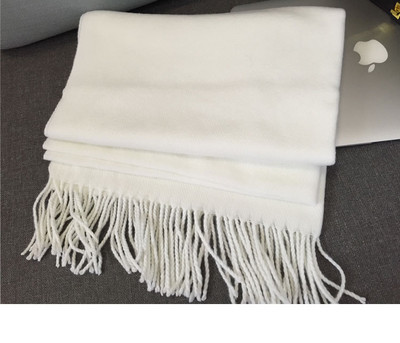 Casual γυναικείο χειμωνιάτικο κασκόλ με κρόσσια