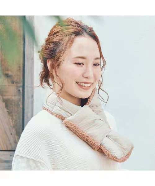 Дамски шал тип яка с две лица - за есента и зимата