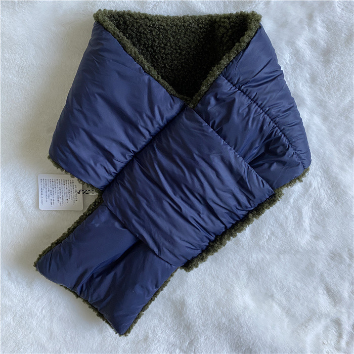 Дамски шал тип яка с две лица - за есента и зимата