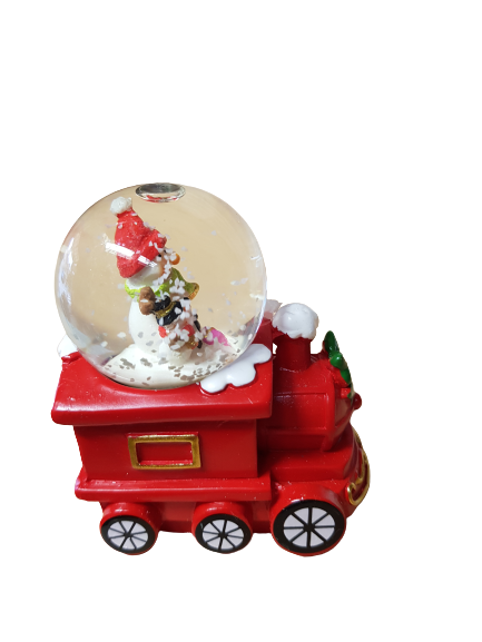 Коледно преспапие , Влакче ,различни , 6х7 см