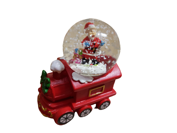 Коледно преспапие , Влакче ,различни , 6х7 см