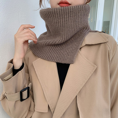 Γυναικείος πλεκτό γιακά κασκόλ -πολλά χρώματα