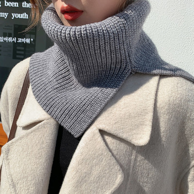 Γυναικείος πλεκτό γιακά κασκόλ -πολλά χρώματα