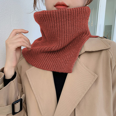 Γυναικείος πλεκτό γιακά κασκόλ -πολλά χρώματα