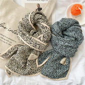 Дамски шал за пролетта и есента с намачкан ефект