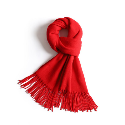 Γυναικείο κασκόλ για το φθινοπώρο- και το χειμόνα με κρόσσια - μονόχρωμα και καρό