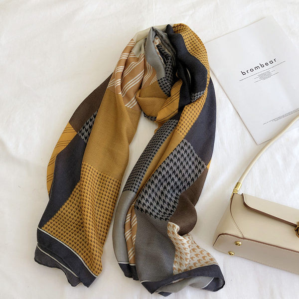 Ženski mekani pamučni šal pogodan za zimu