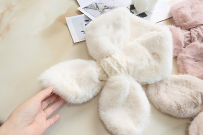 Γυναικείο κασκόλ τύπου μαλακό γιακά για τον χειμώνα