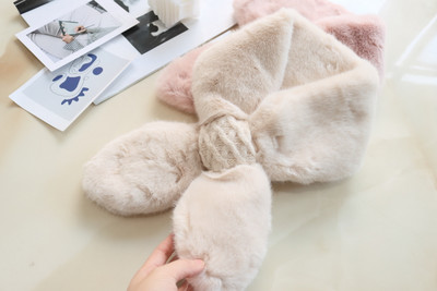 Γυναικείο κασκόλ τύπου μαλακό γιακά για τον χειμώνα