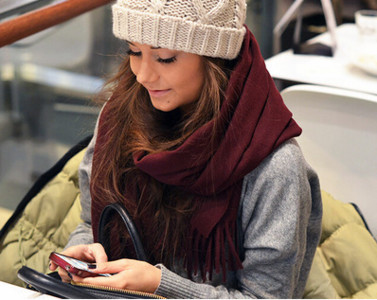 Ежедневен дамски шал-няколко модела