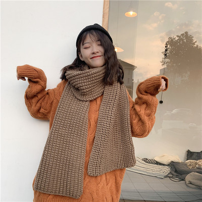 Γυναικείο πλεκτό κασκόλ σε πολλά χρώματα