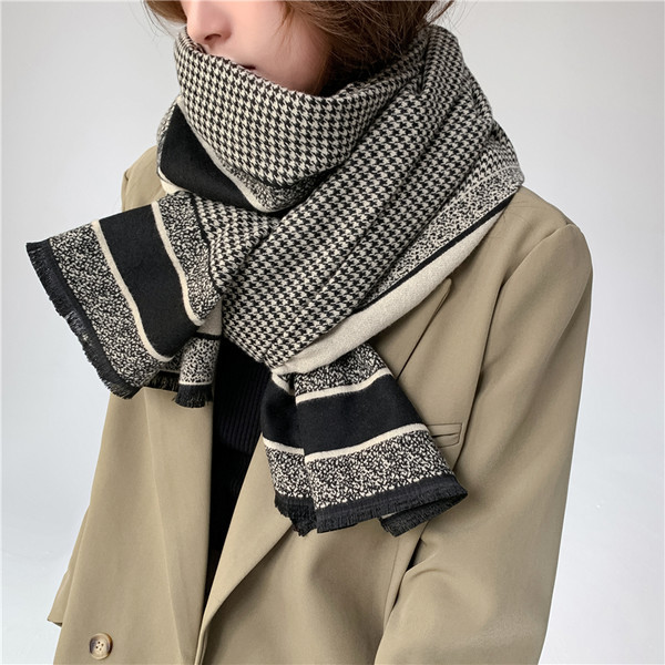 Ženska dvostrana marama - retro stil