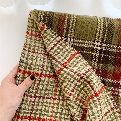 Καρό casual κασκόλ με κρόσσια