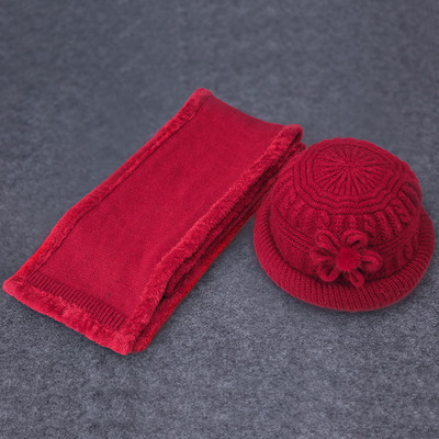 Νέο μοντέλο γυναικείο πλεκτό καπέλο με διακόσμηση λουλουδιών - πολλά μοντέλα