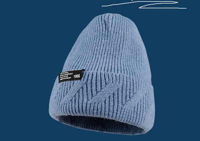 Ανδρικό χειμωνιάτικο καπέλο με στάμπα