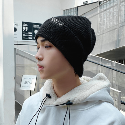 Ανδρικό χειμωνιάτικο καπέλο με στάμπα