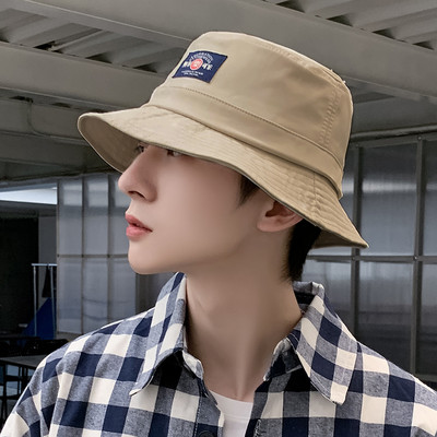 Мъжка актуална шапка тип рибарска с бродерия