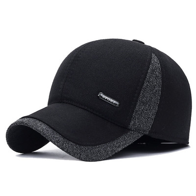 Ανδρικό καπέλο με γείσο και μεταλλικό στοιχείο