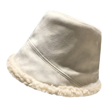 Ζεστό χειμωνιάτικο καπέλο από οικολογικό καστόρι με μαλακή φόδρα 