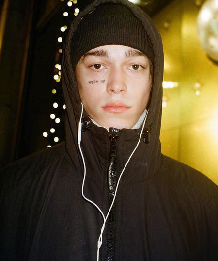 Pletena muška kapa za zimu