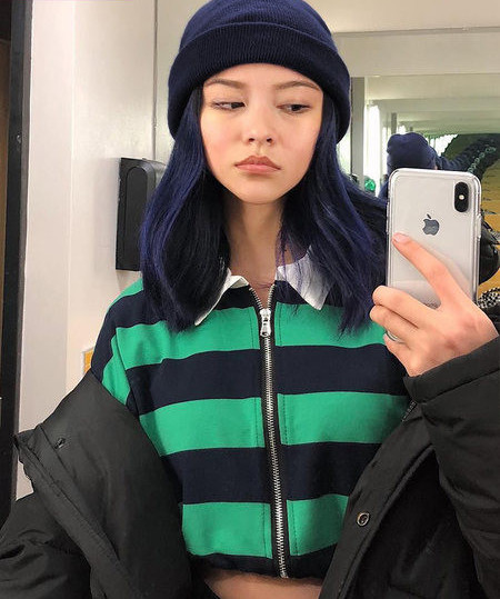 Pletena muška kapa za zimu