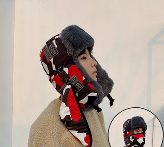 Νέο μοντέλο ανδρικό χειμωνιάτικο καπέλο με ζεστή φόδρα