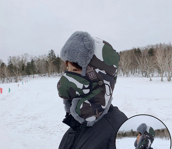 Νέο μοντέλο ανδρικό χειμωνιάτικο καπέλο με ζεστή φόδρα