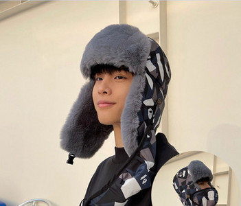 Νέο μοντέλο ανδρικό χειμωνιάτικο καπέλο με ζεστή φόδρα