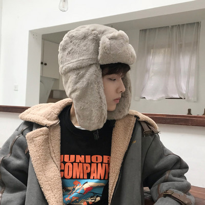 Νέο μοντέλο ανδρικό χειμωνιάτικο καπέλο με ζεστή φόδρα