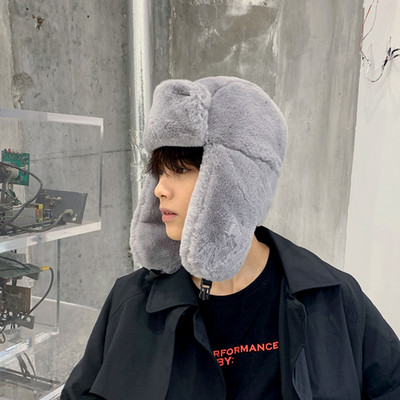 Νέο μοντέλο ανδρικό χειμωνιάτικο καπέλο με ζεστή φόδρα