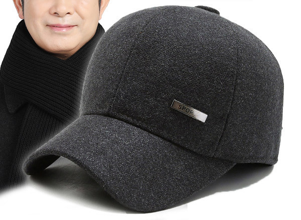 Novi model muške kape sa šilterom - pogodna za zimu