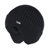 Vyriška megzta kepurė su šiltu pamušalu